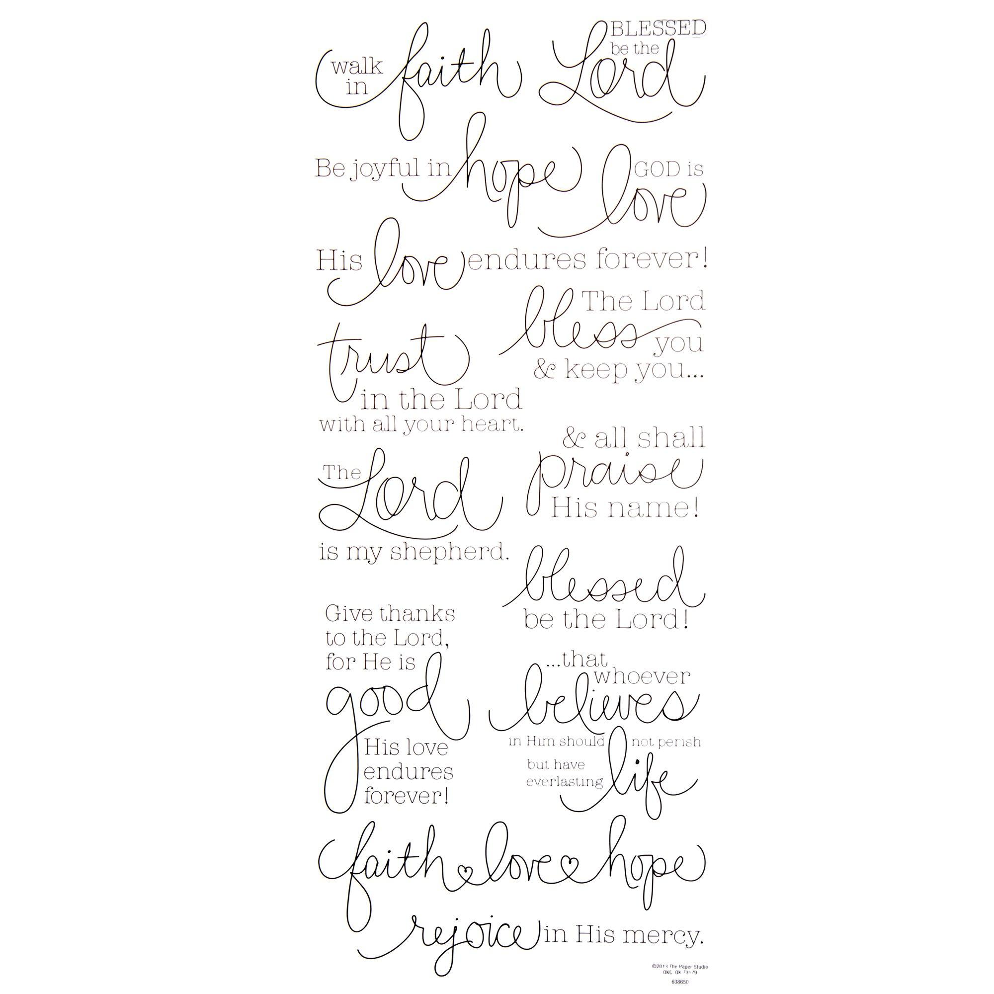 Handwritten Religious Stickers Hobby Lobby 638650