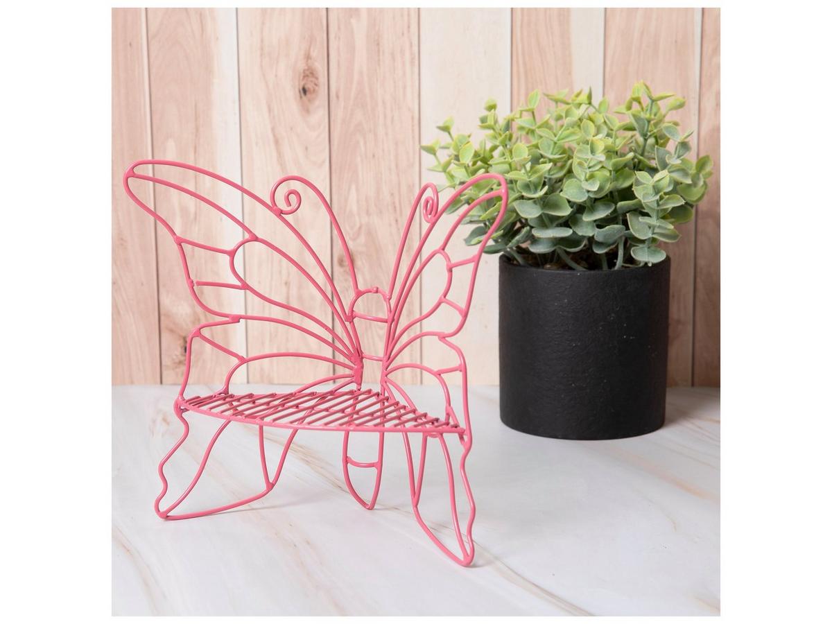 Pink Butterfly Chair Plant Stand | Hobby Lobby | 6387351