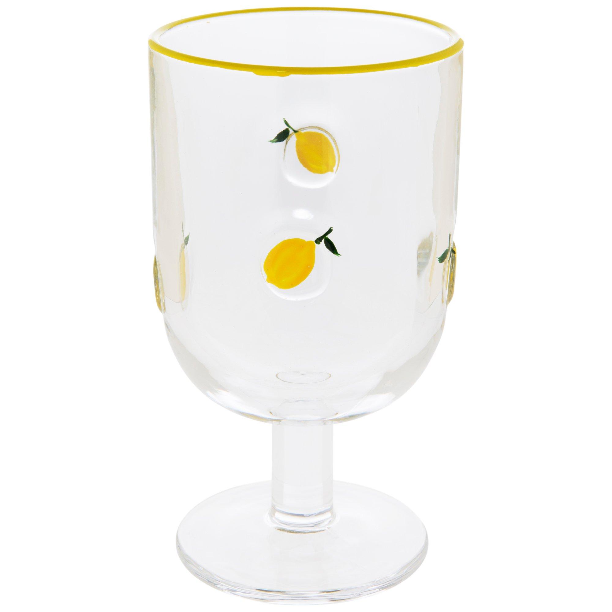 Lemons Stemmed Icon Glass | Hobby Lobby | 6387658