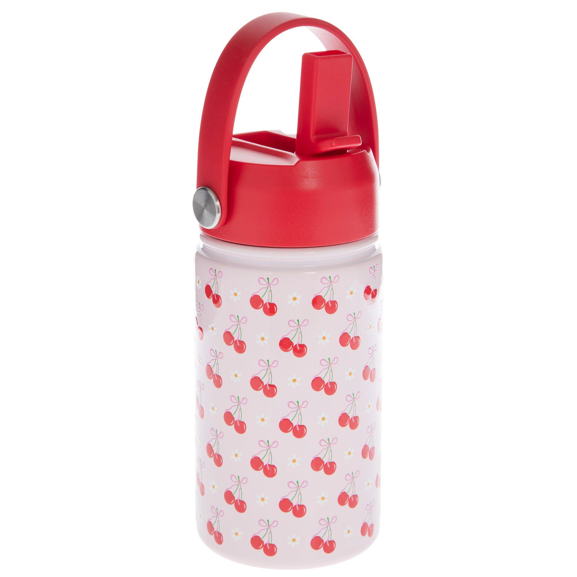 Cherries & Flowers Metal Water Bottle | Hobby Lobby | 6389589