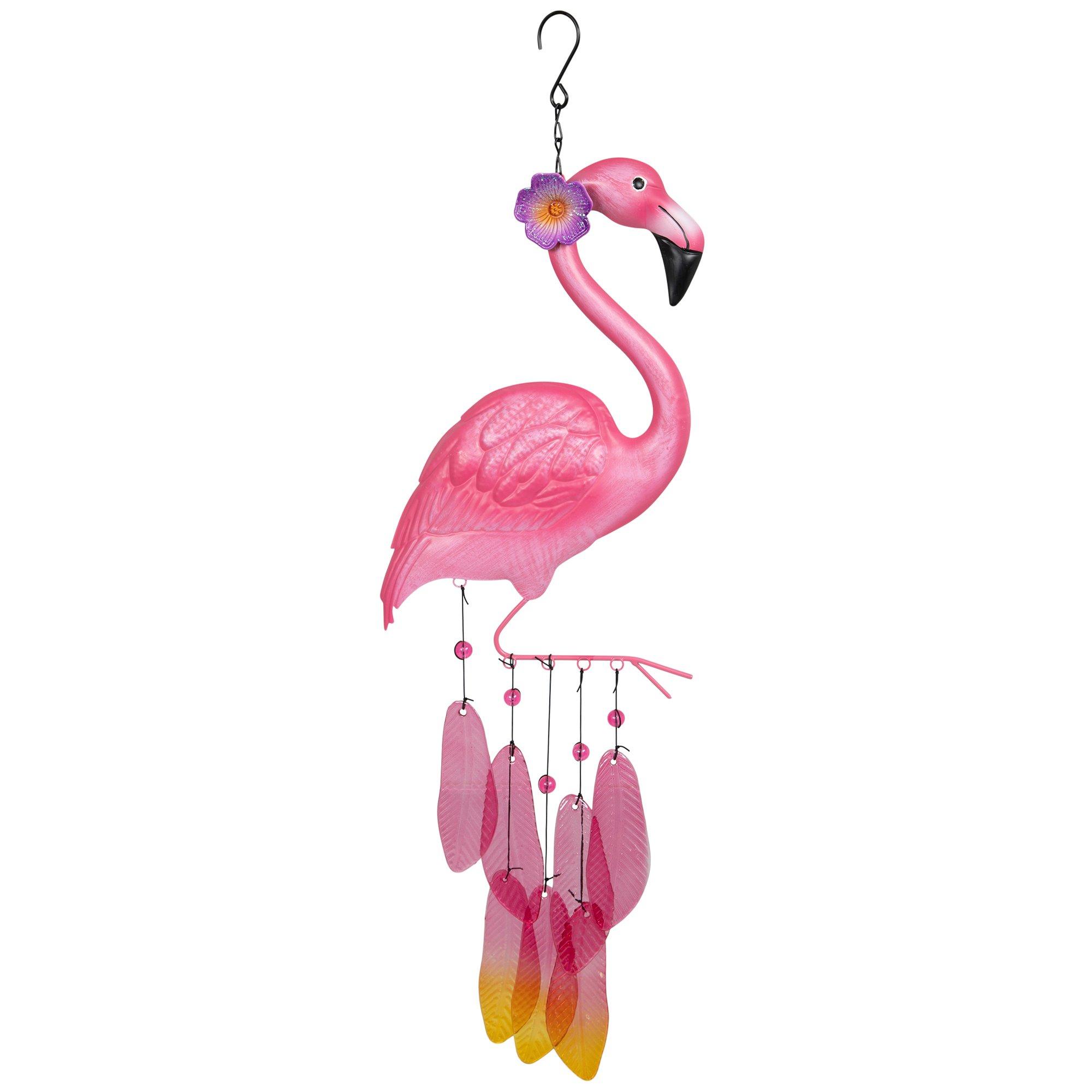 Pink Flamingo Metal Wind Chime | Hobby Lobby | 6389886