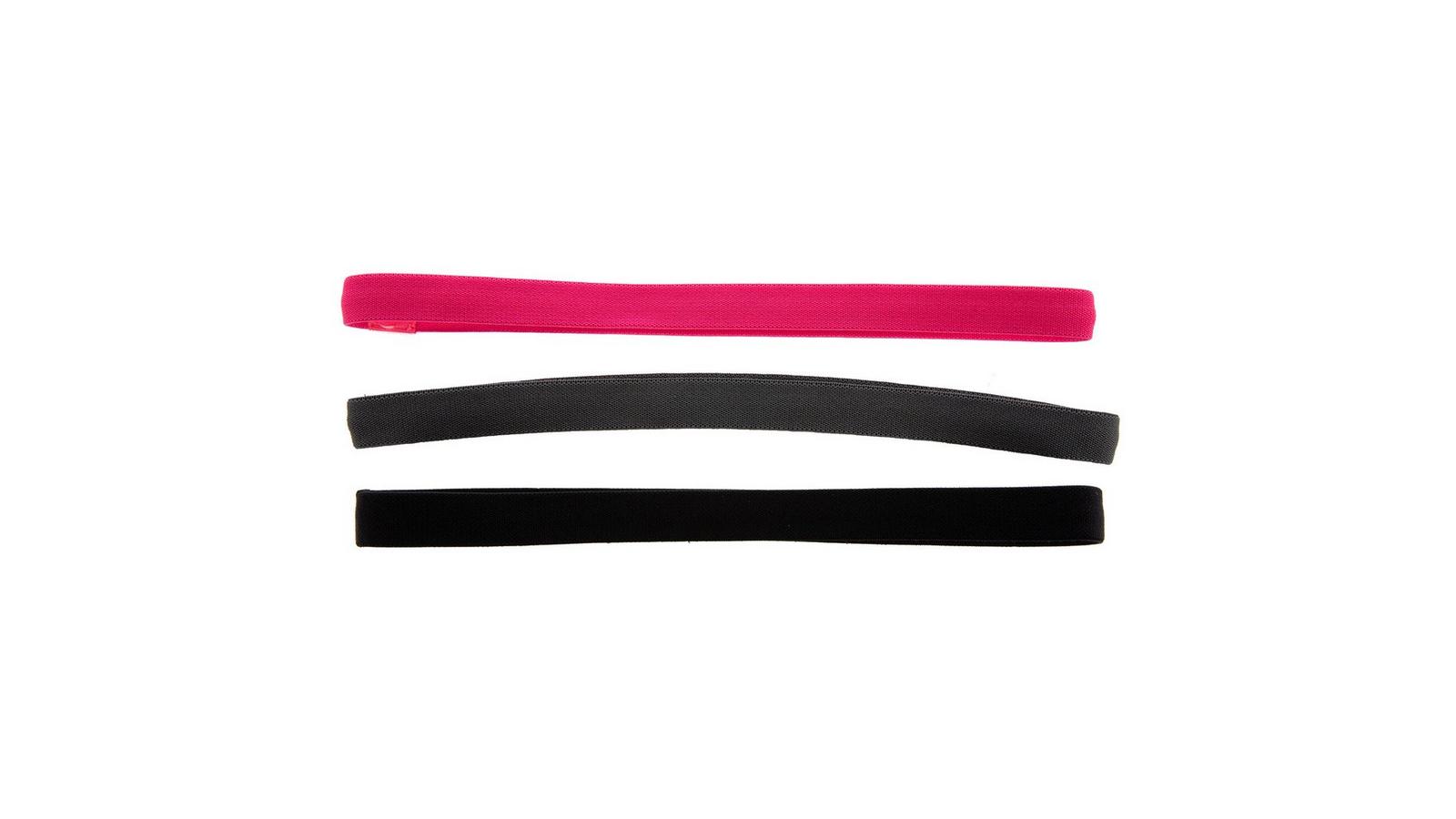 Fashion Headband Set - Black, Gray, and Red Nike Swoosh Classic Headband. Nike.com main image 3