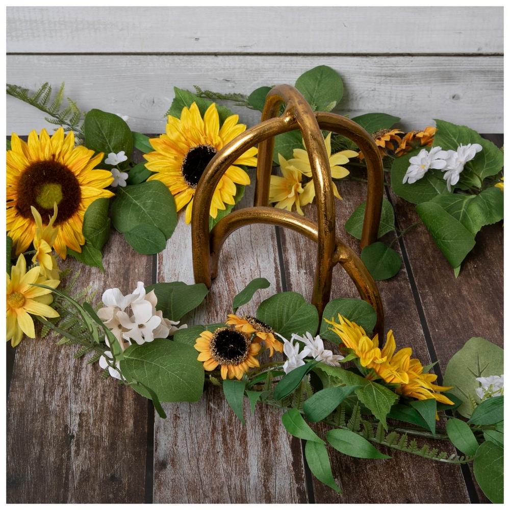 フラワー・ガーデニング Hirobe Sunflower, Daisy & Hydrangea Garland | Hobby Lobby | 6391452