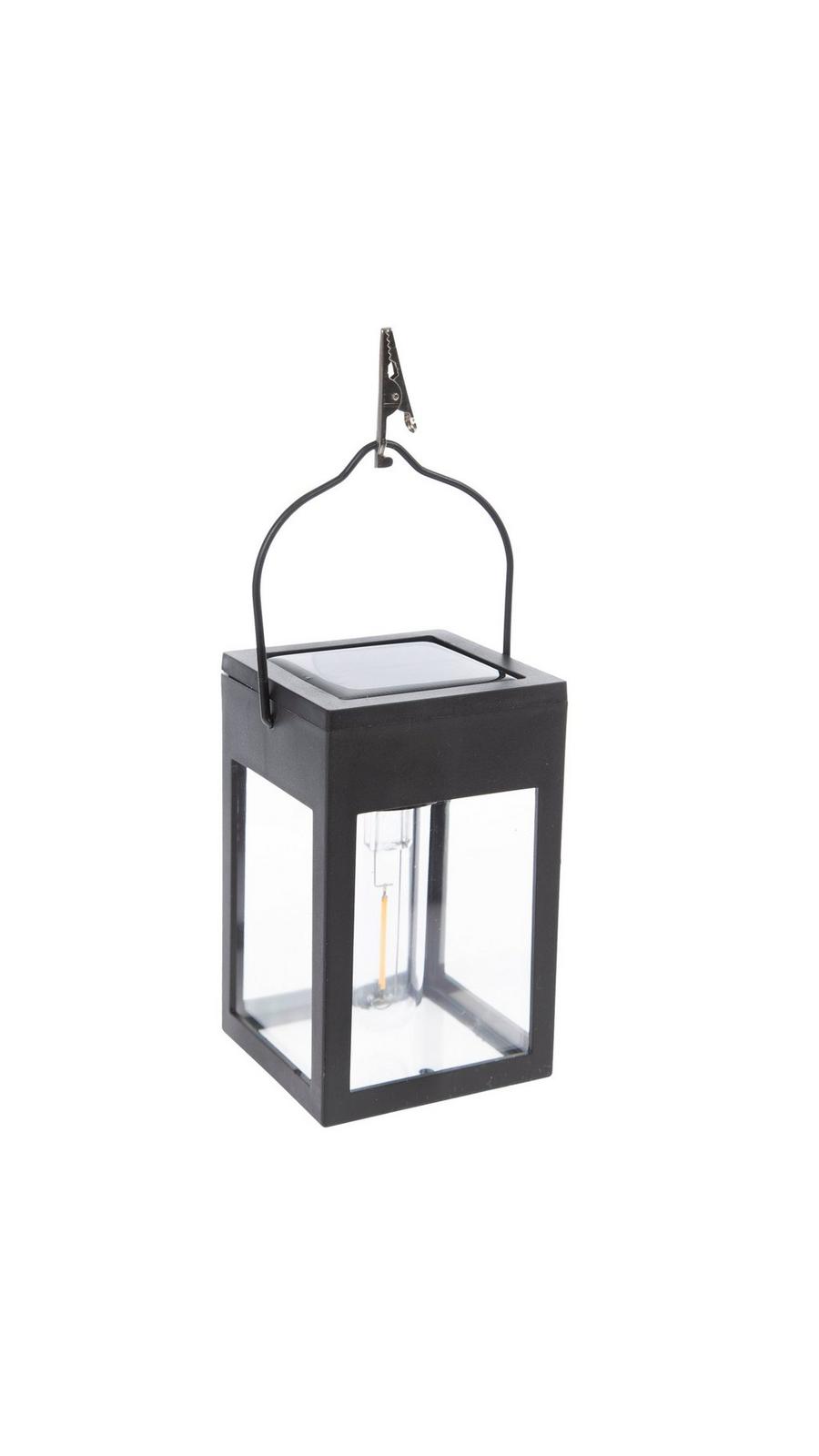 Black Mini LED Solar Lantern | Hobby Lobby | 6391726