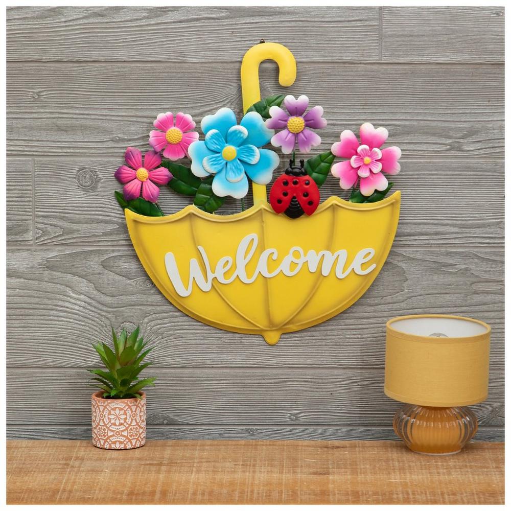 Welcome Umbrella Metal Wall Decor | Hobby Lobby | 6394134
