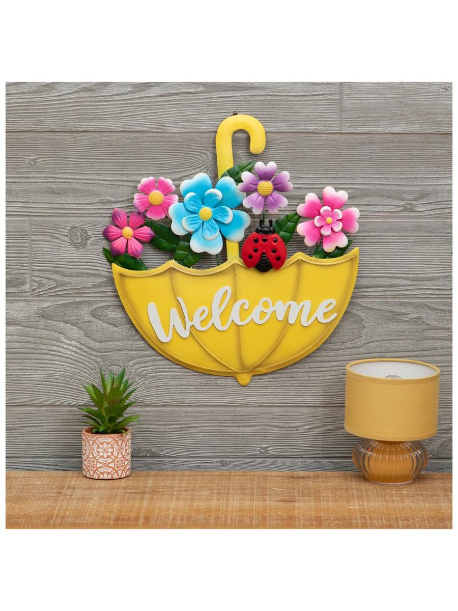 Welcome Umbrella Metal Wall Decor | Hobby Lobby | 6394134