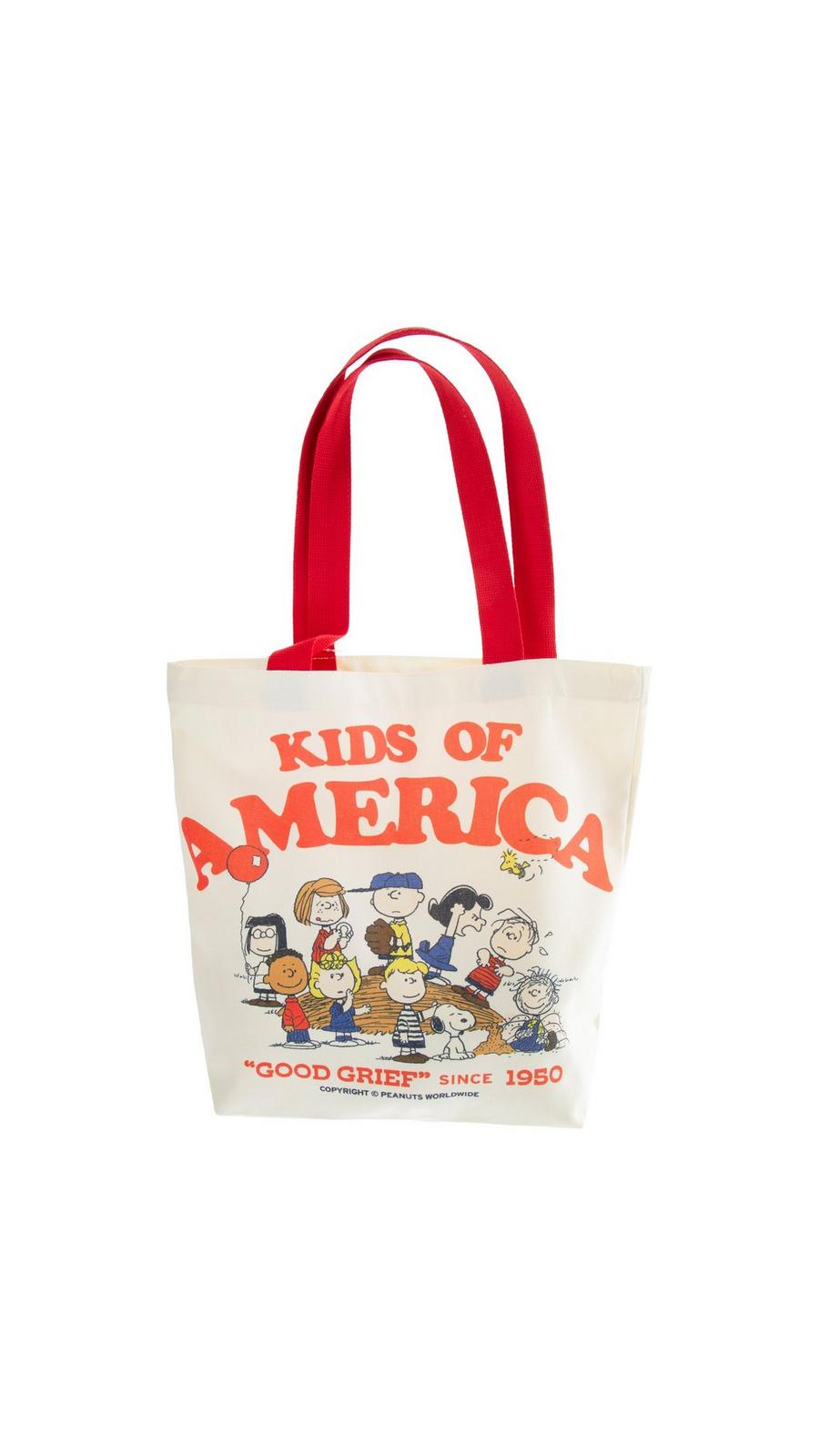 Kids Of America Peanuts Canvas Tote Bag | Hobby Lobby | 6396683