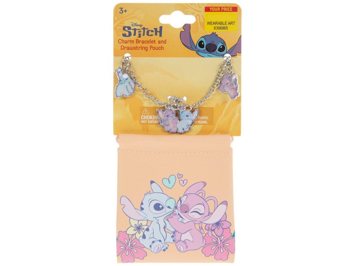 Stitch & Angel Charm Bracelet & Pouch | Hobby Lobby | 6396865