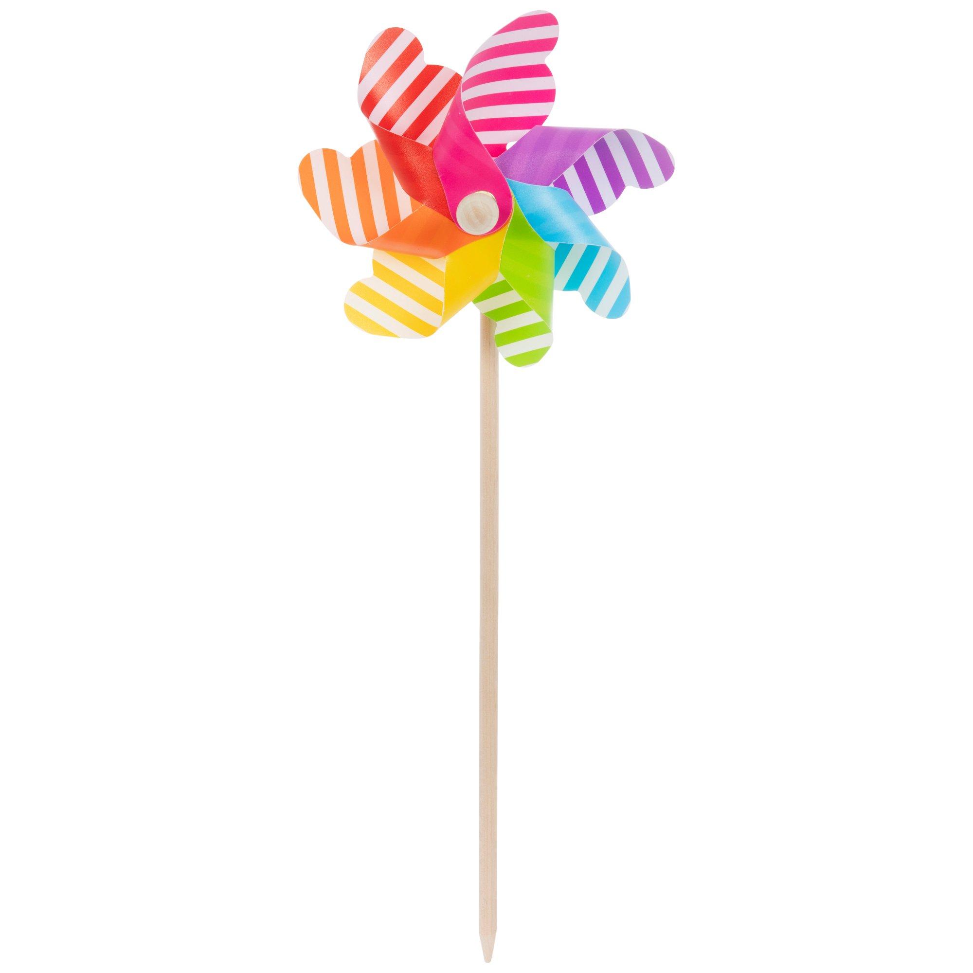 Rainbow Striped Pinwheel | Hobby Lobby | 6396998