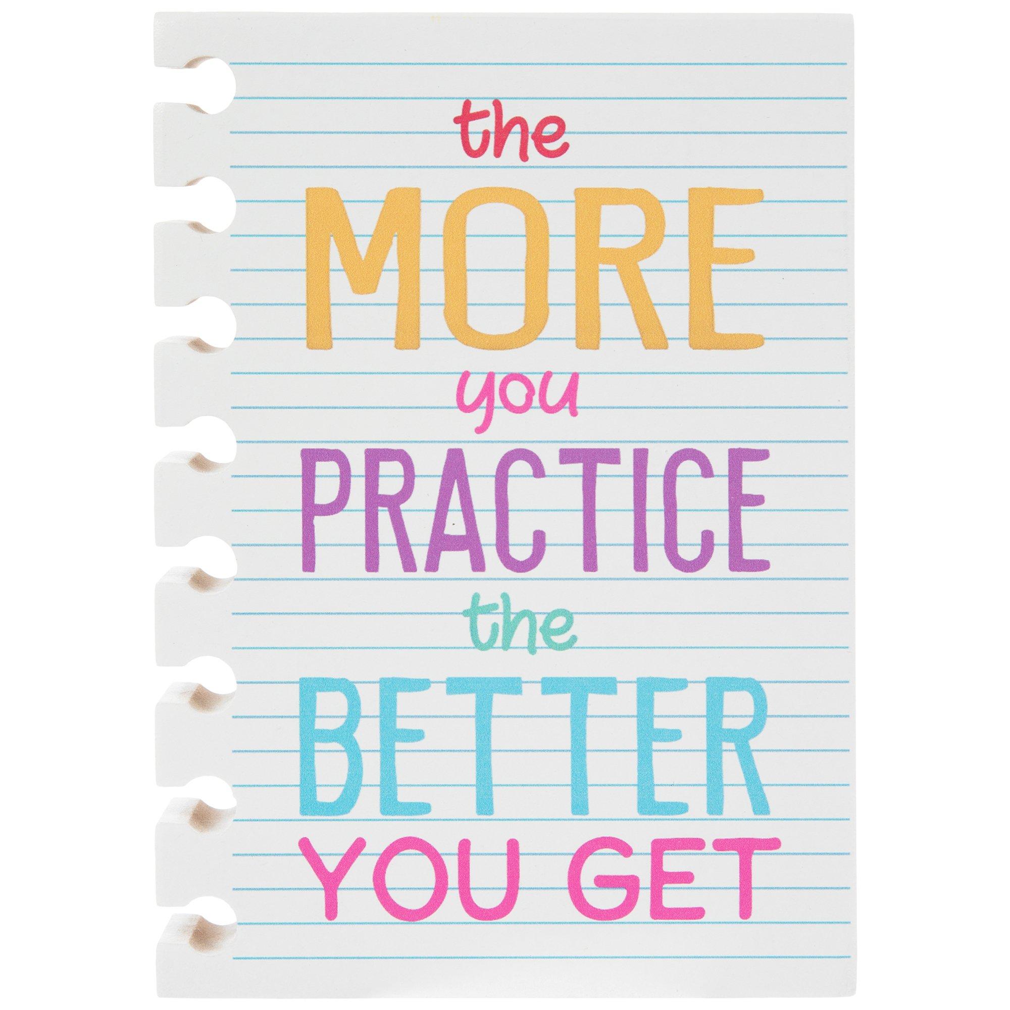 The More You Practice Wood Decor | Hobby Lobby | 6399174