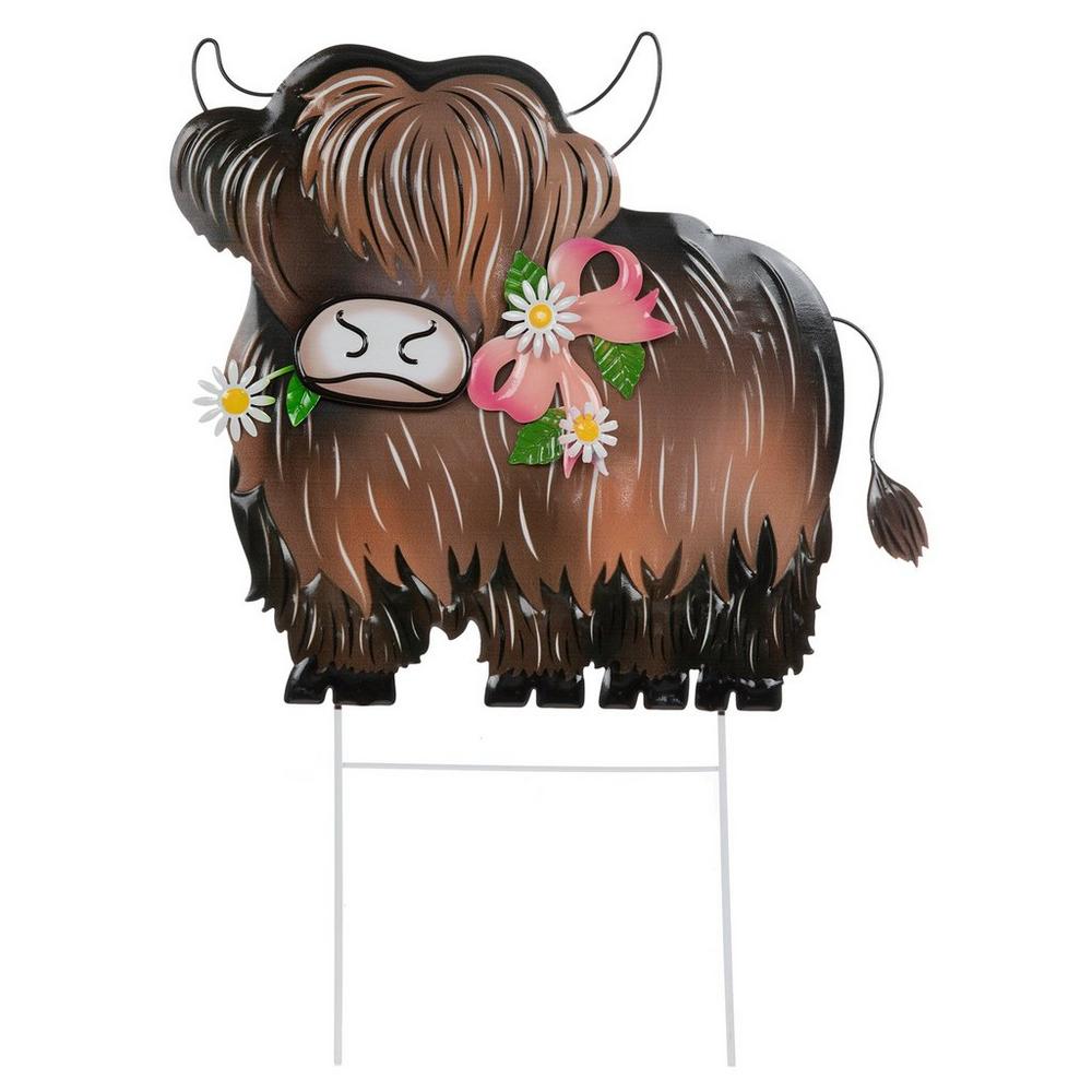 Highland Cow Metal Garden Stake | Hobby Lobby | 6399257
