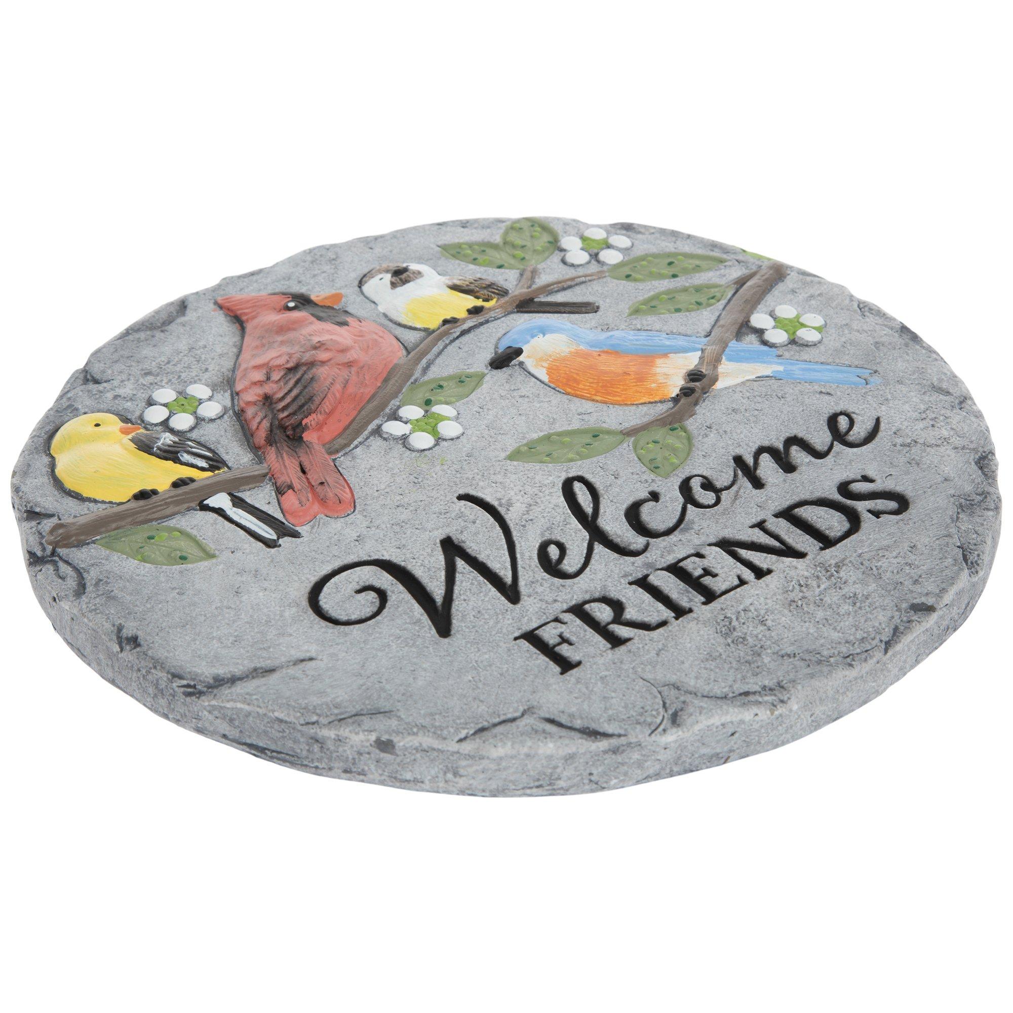 Welcome Friends Birds Stepping Stone | Hobby Lobby | 6399679