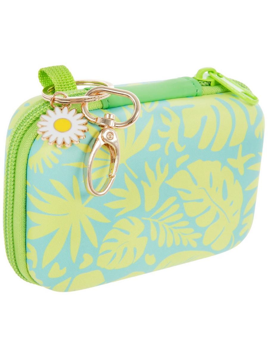 Tropical Leaves Hard Shell Pouch | Hobby Lobby | 6400311