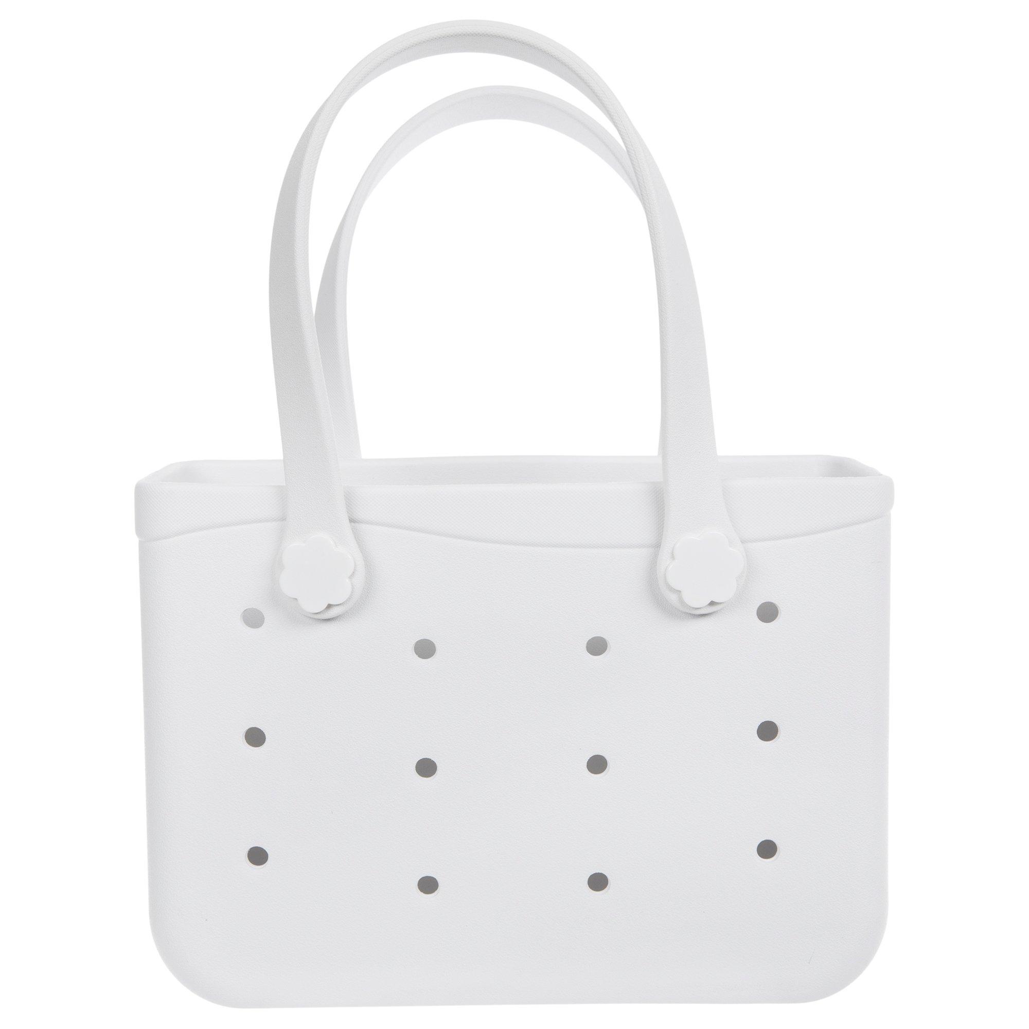 EVA Tote With Checkered Strap