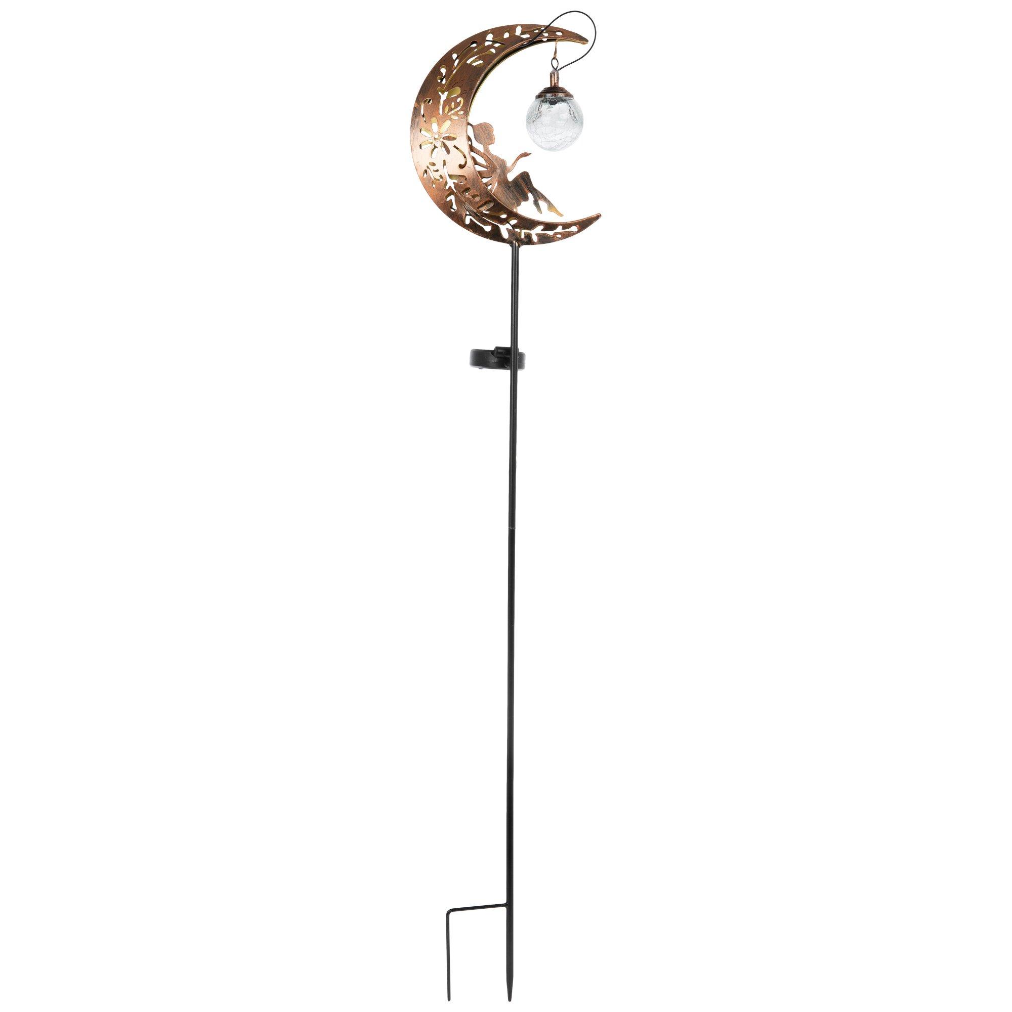 Fairy Moon Solar Metal Garden Stake | Hobby Lobby | 6400683
