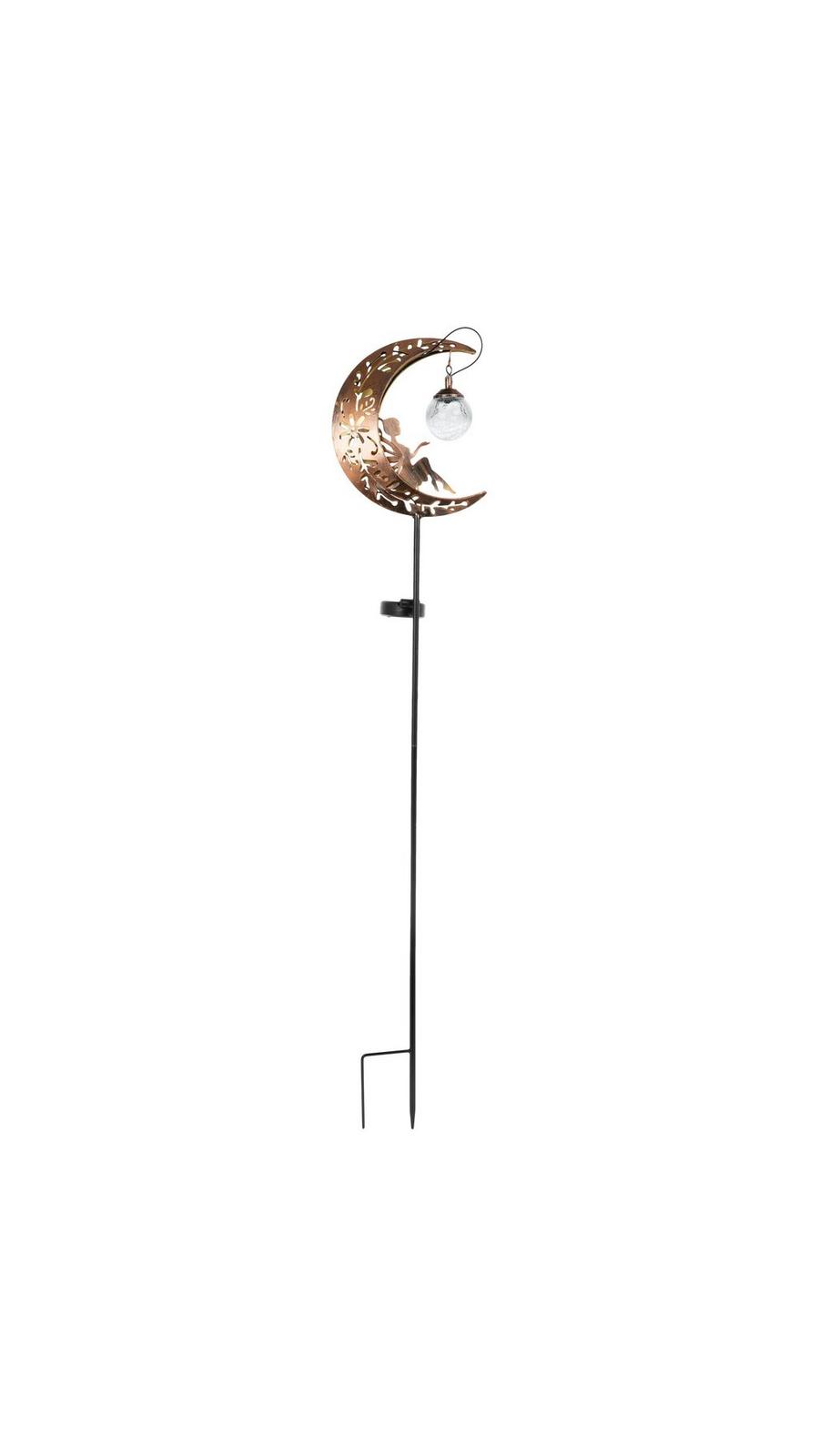 Fairy Moon Solar Metal Garden Stake | Hobby Lobby | 6400683