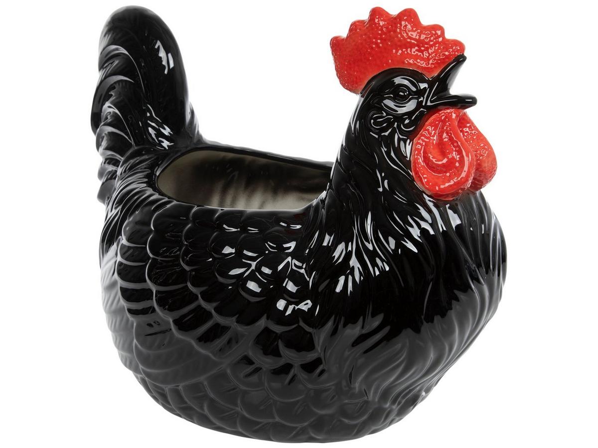 Black Rooster Ceramic Planter | Hobby Lobby | 6401038