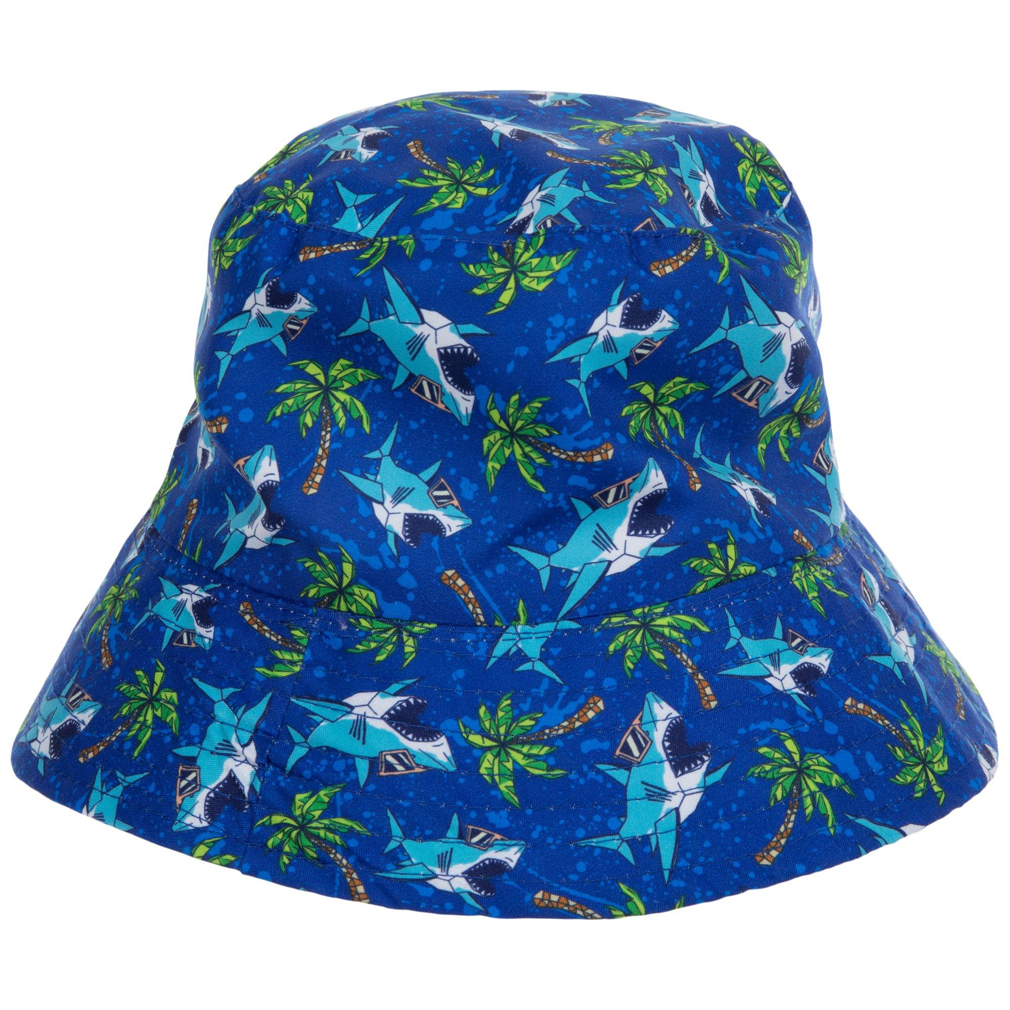 Sharks & Palm Trees Youth Bucket Hat | Hobby Lobby | 6402119