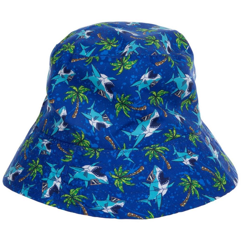 Sharks & Palm Trees Youth Bucket Hat | Hobby Lobby | 6402119