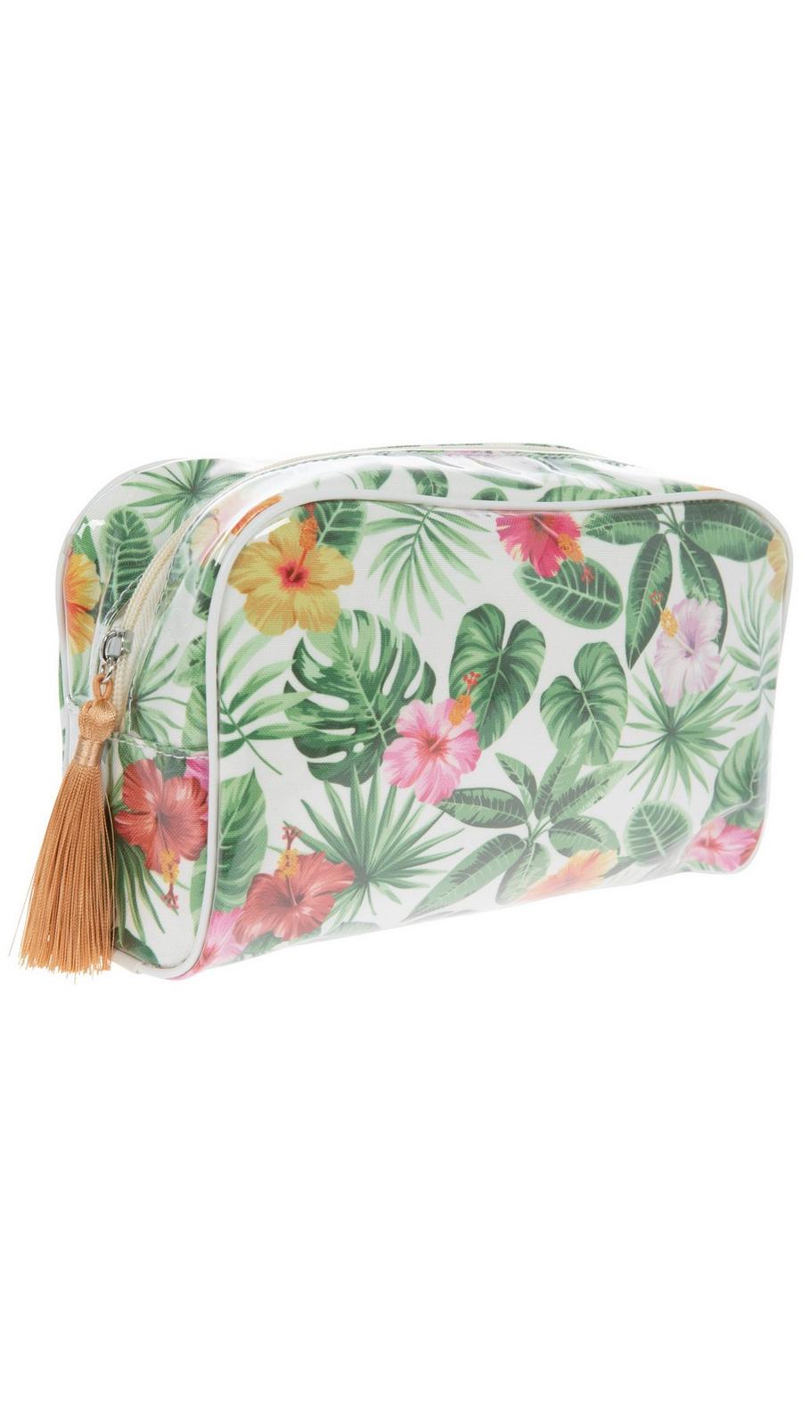 Tropical Flowers Cosmetic Bag | Hobby Lobby | 6402796