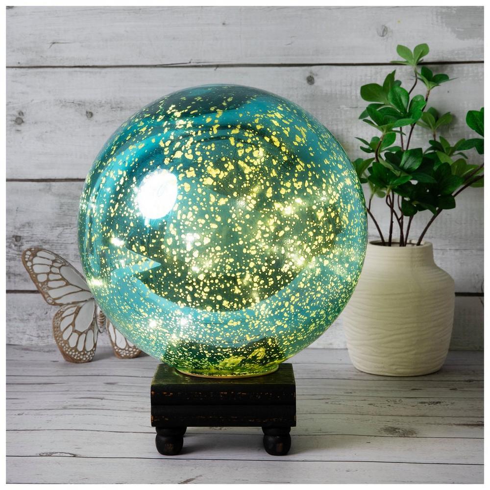 Blue Speckled Light Up Gazing Ball | Hobby Lobby | 6402838