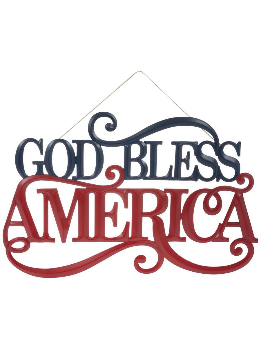 God Bless America Metal Wall Decor | Hobby Lobby | 6403075