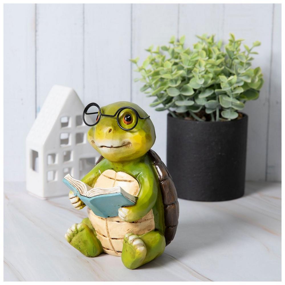 Turtle Reading A Book Figurine | Hobby Lobby | 6403687