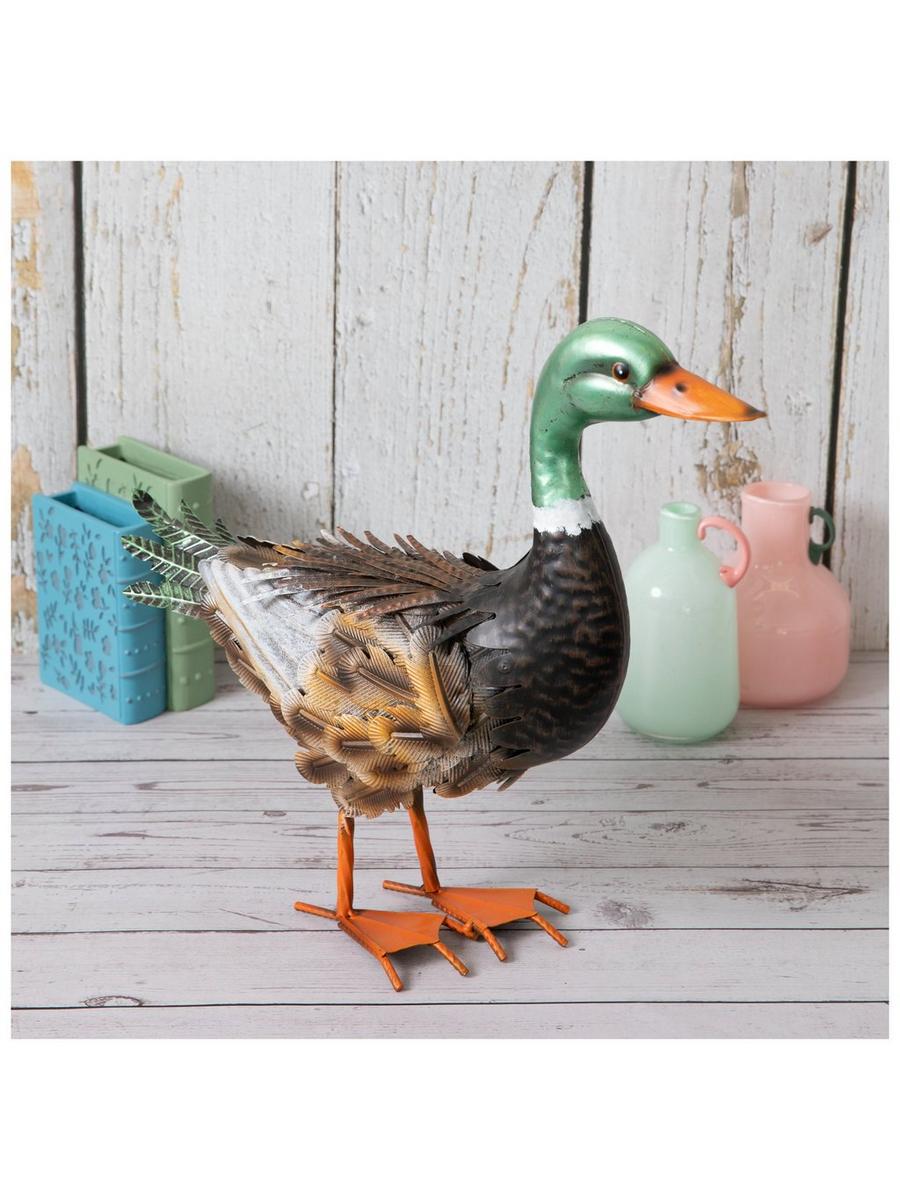 Charles O'DAY アンティーク Mallard Standing Perdew 1920's Circa Weight, Perdew with Drake, Mallard 置物