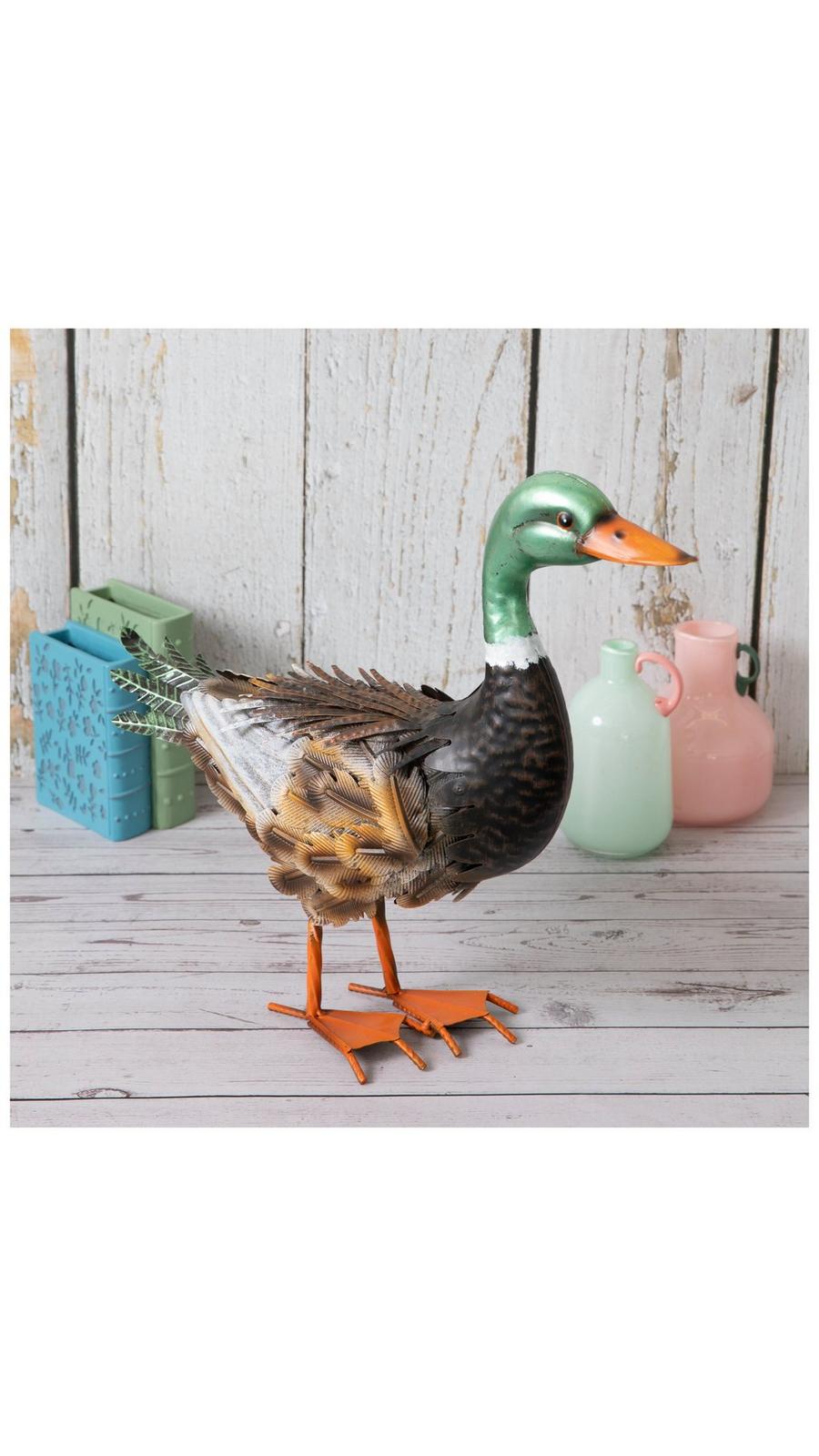 Mallard Duck Metal Statue | Hobby Lobby | 6404628