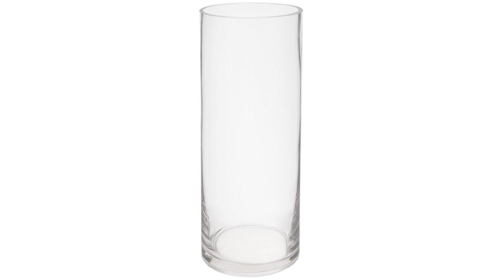 Tall Glass Cylinder Vase