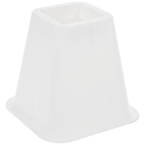 White Bed Risers