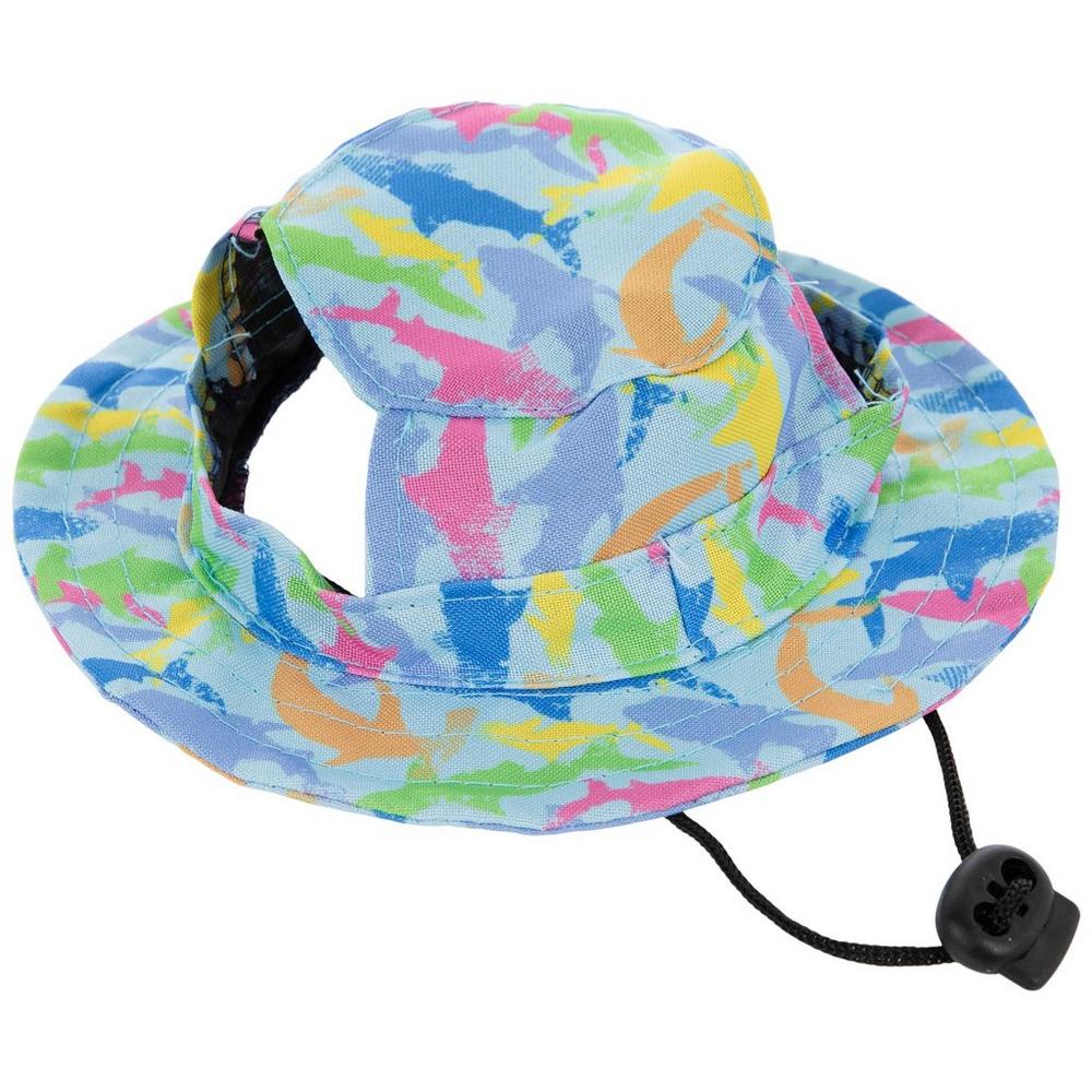 Colorful Sharks Sun Shade Dog Hat | Hobby Lobby | 6407191