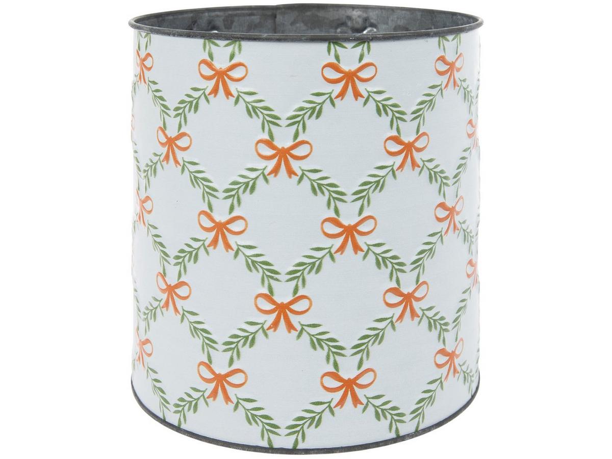 Orange Bows Embossed Metal Container | Hobby Lobby | 6410377