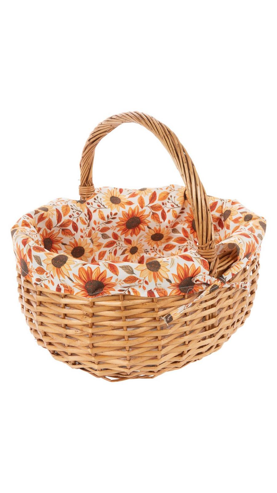 tobacco basket hobby lobby Easy Sign Project Fall Leaves & Flowers Willow