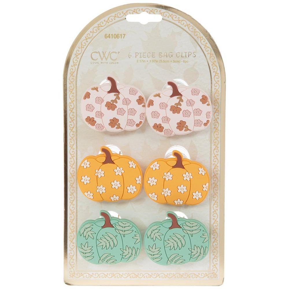 Patterned Pumpkins Bag Clips | Hobby Lobby | 6410617