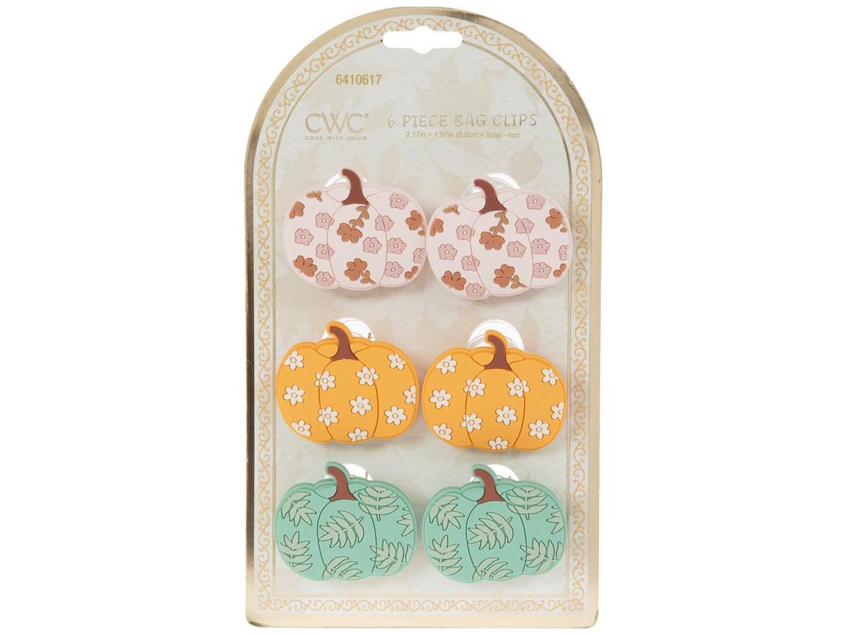 Patterned Pumpkins Bag Clips | Hobby Lobby | 6410617
