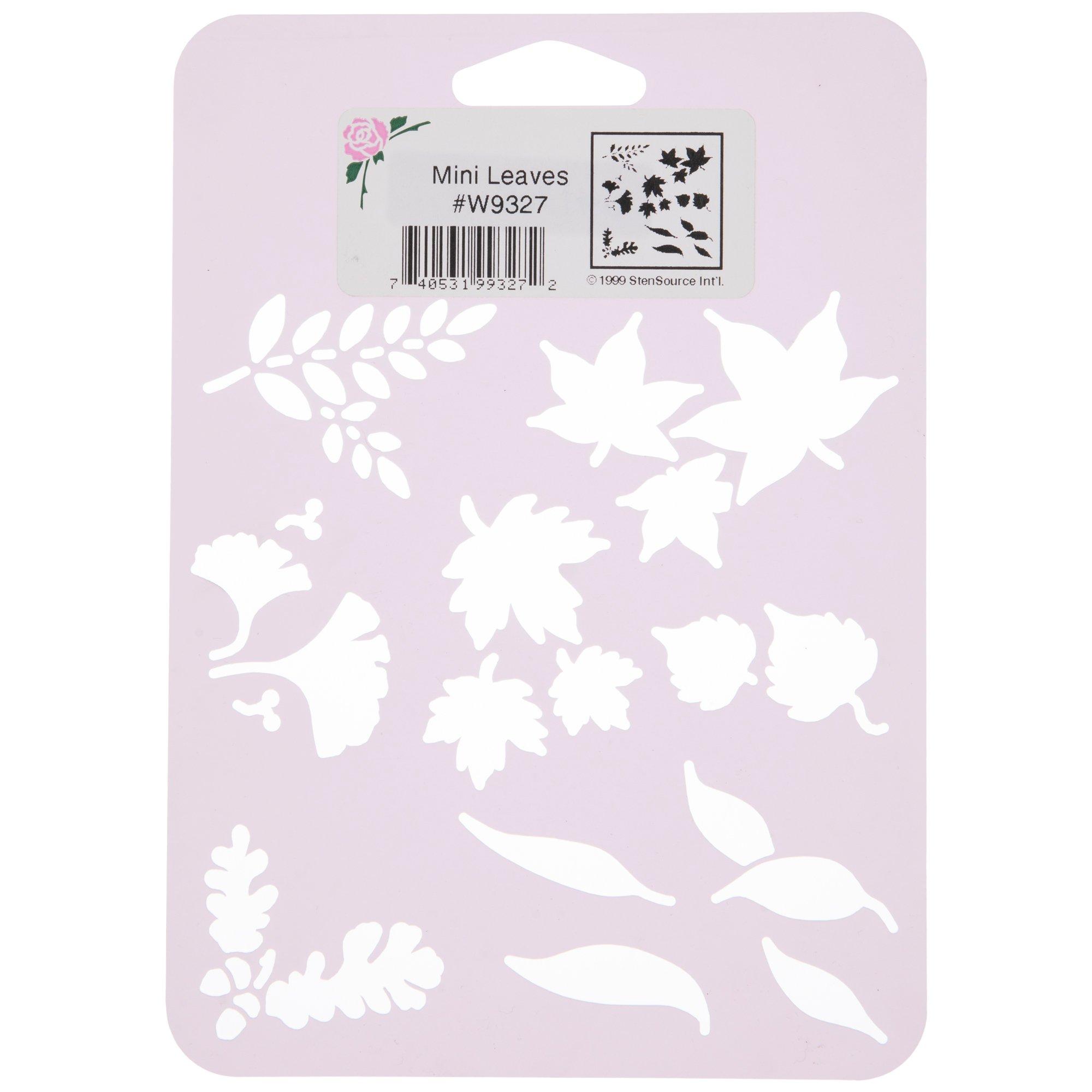 Mini Leaves Stencil Hobby Lobby 641308