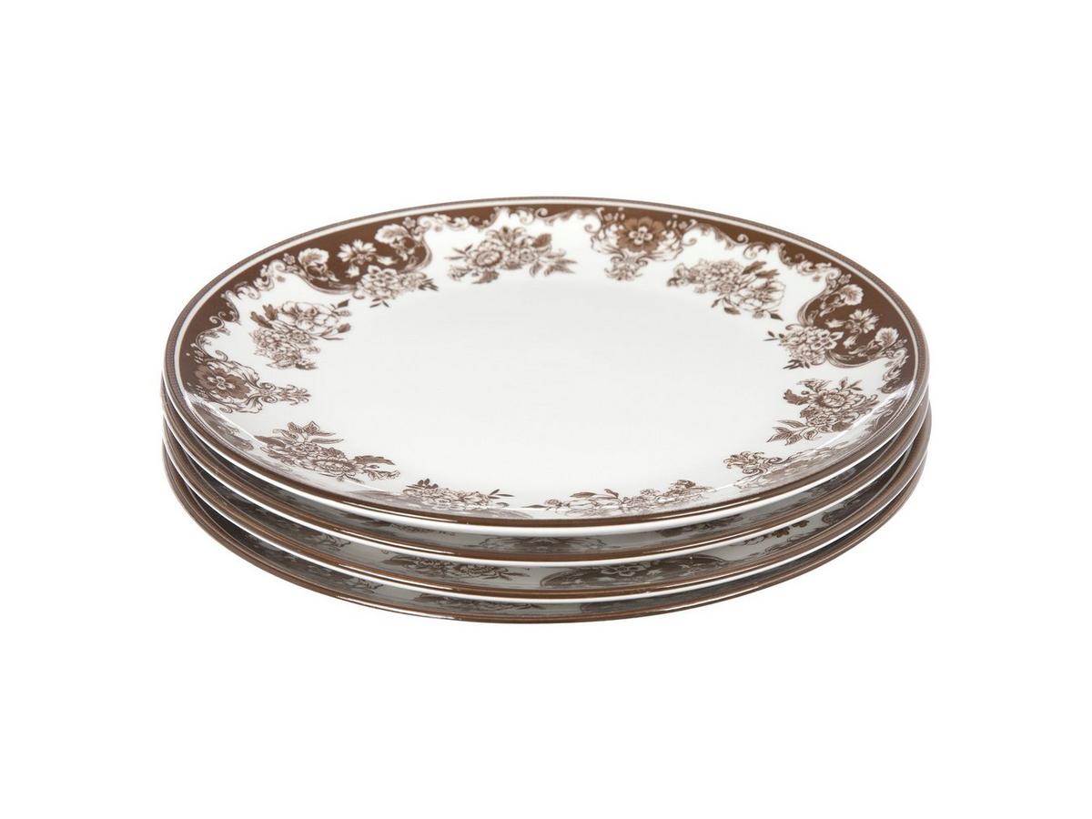 Brown Floral Toile Dinner Plate | Hobby Lobby | 6414411