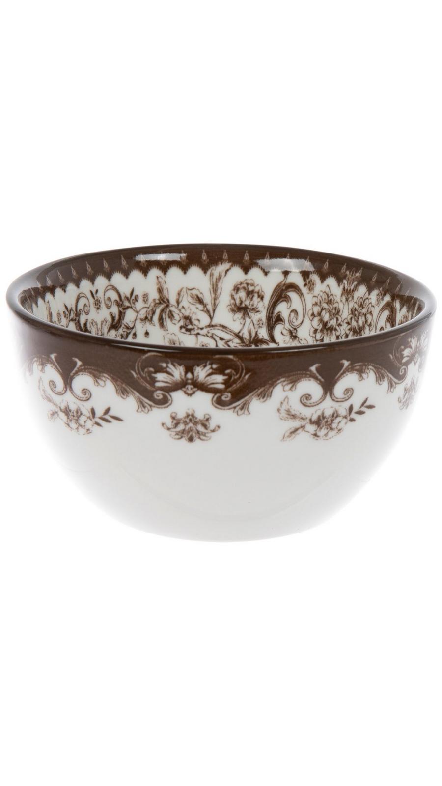 Brown Toile Mini Bowl | Hobby Lobby | 6414429