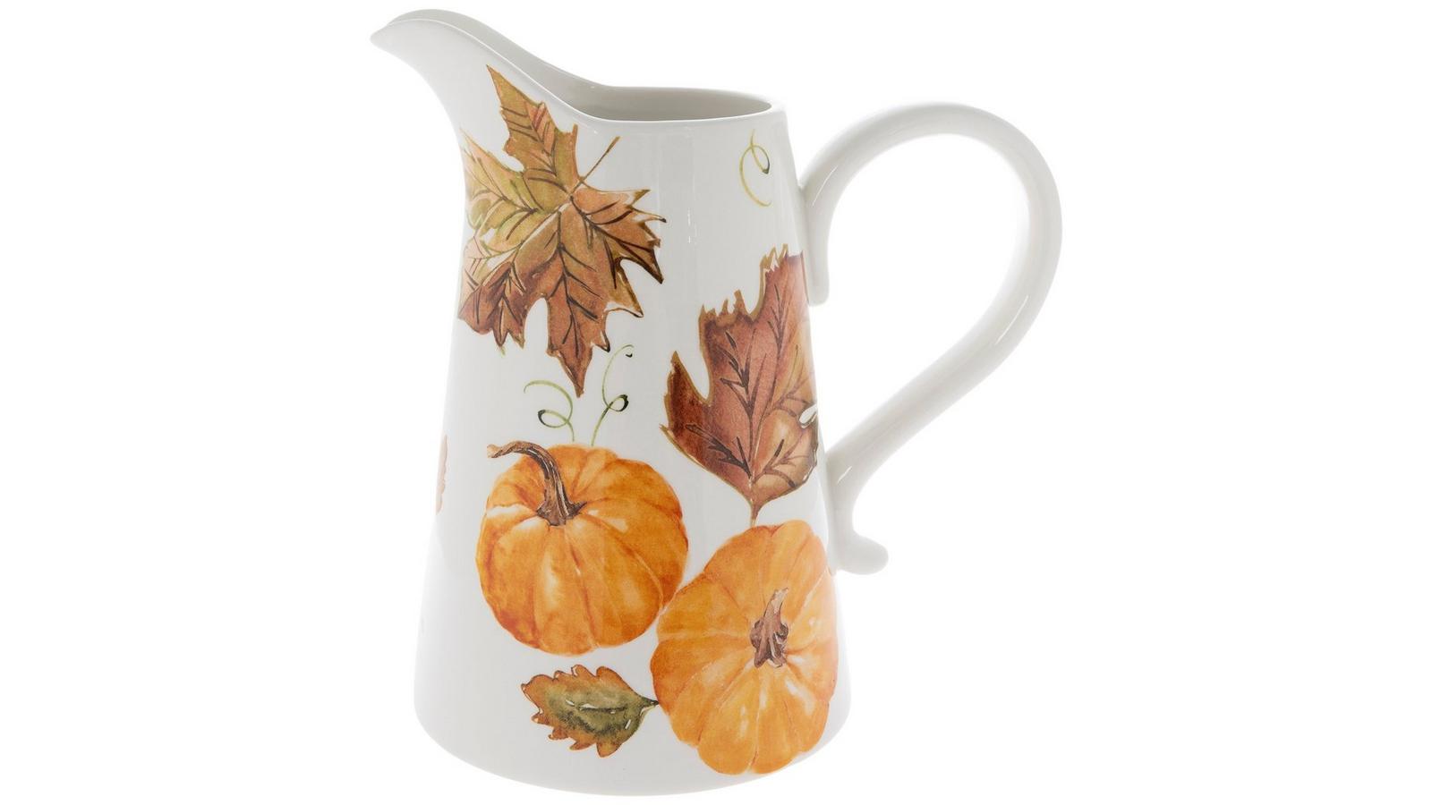 Pumpkins & Leaves Ceramic Pitcher | Hobby Lobby | 6414536