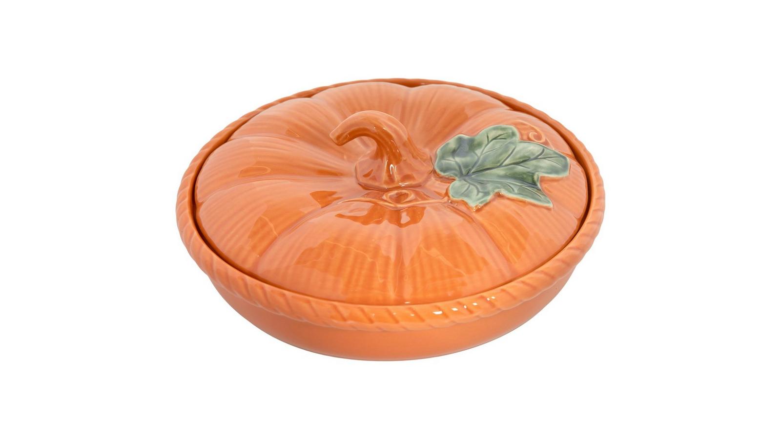 Orange Pumpkin Ceramic Pie Dish | Hobby Lobby | 6414973
