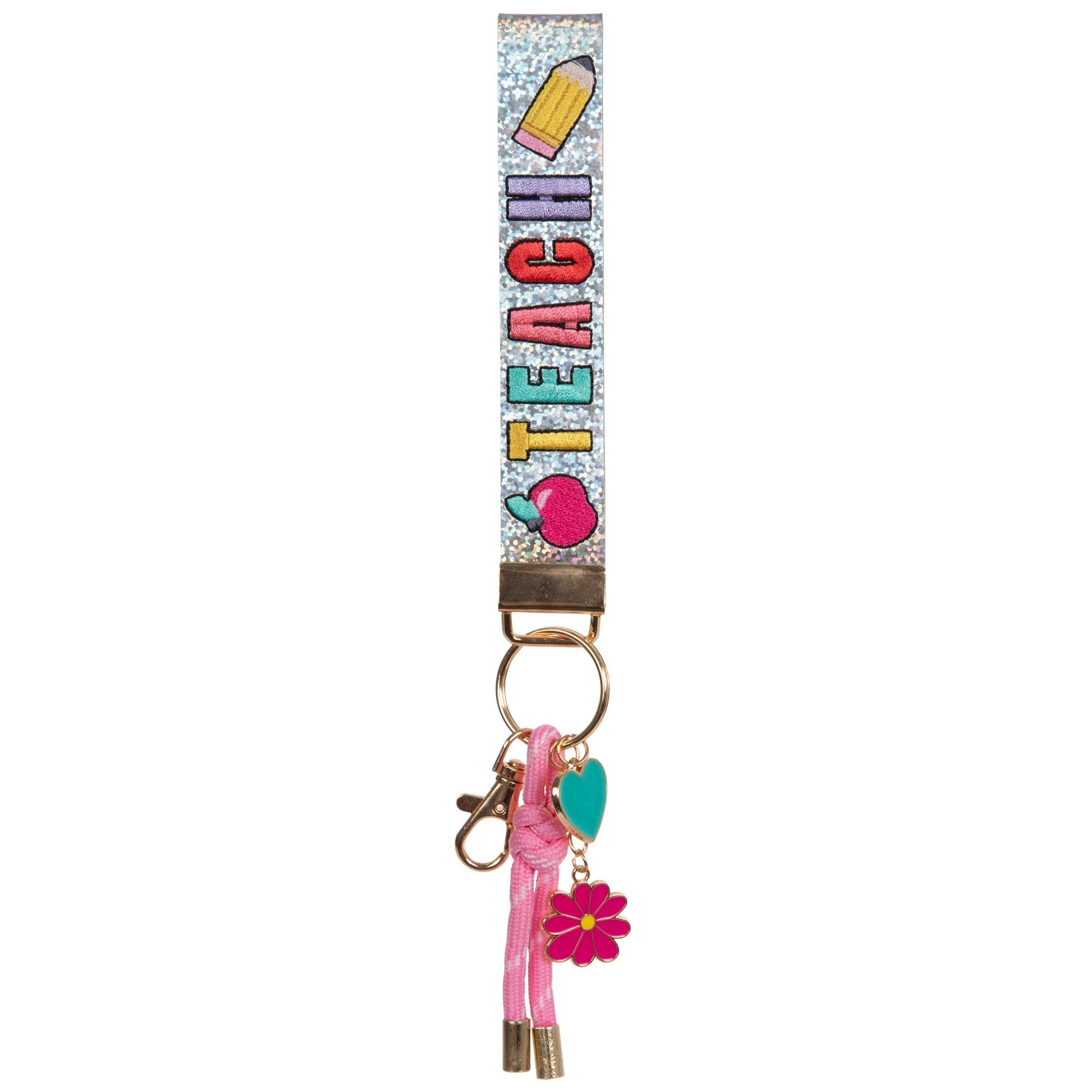 Iridescent Teach Wristlet Keychain | Hobby Lobby | 6415343