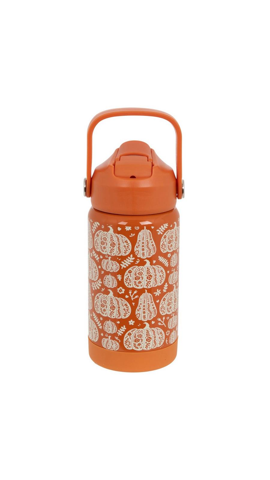 Floral Pumpkins Metal Water Bottle | Hobby Lobby | 6415962