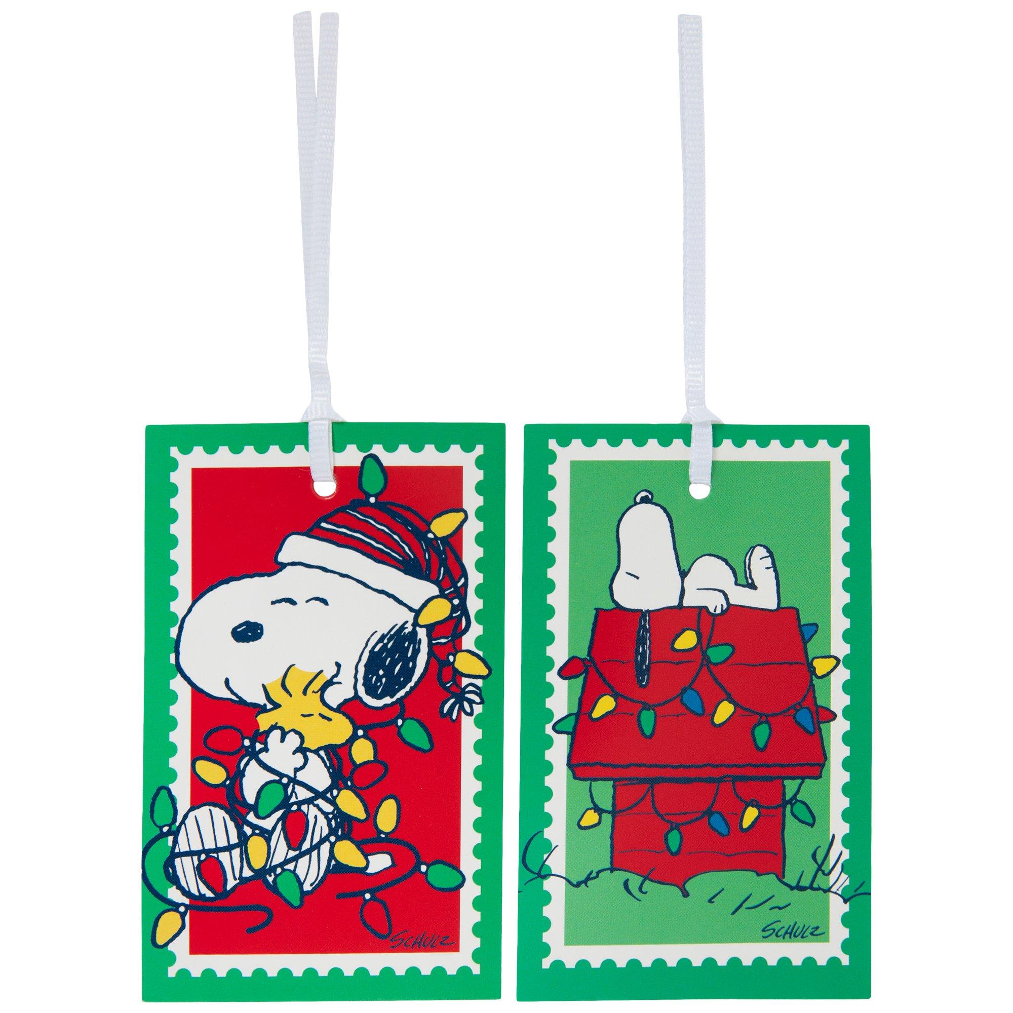 Red & Green Snoopy Gift Tags | Hobby Lobby | 6419972