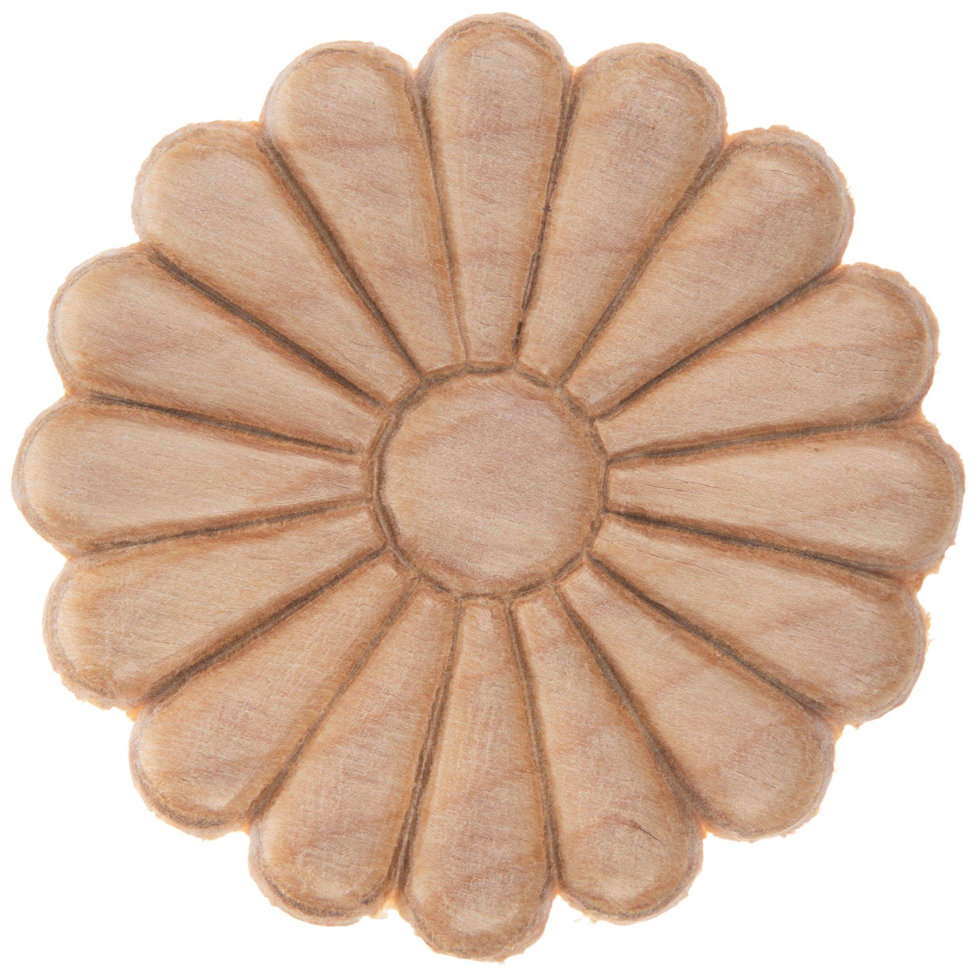 Round Daisy Wood Applique Hobby Lobby 642330