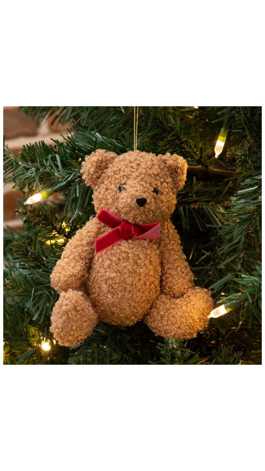 Teddy Bear Plush Ornament | Hobby Lobby | 6424279