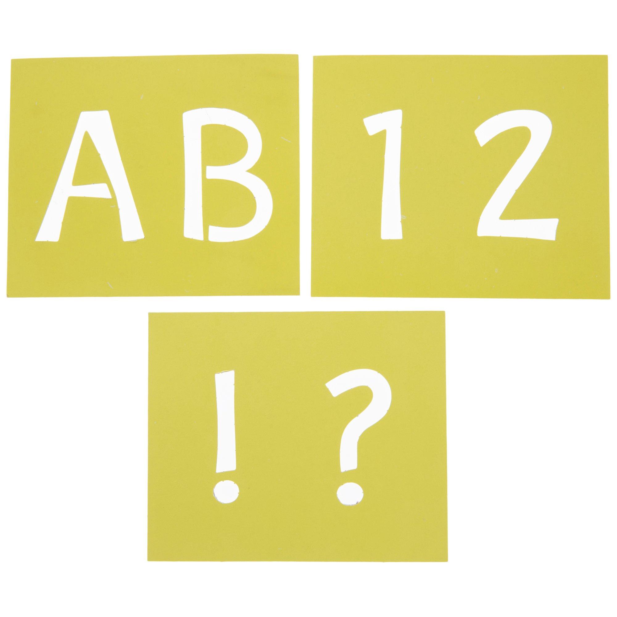 Student Uppercase Alphabet Stencils Hobby Lobby 642546