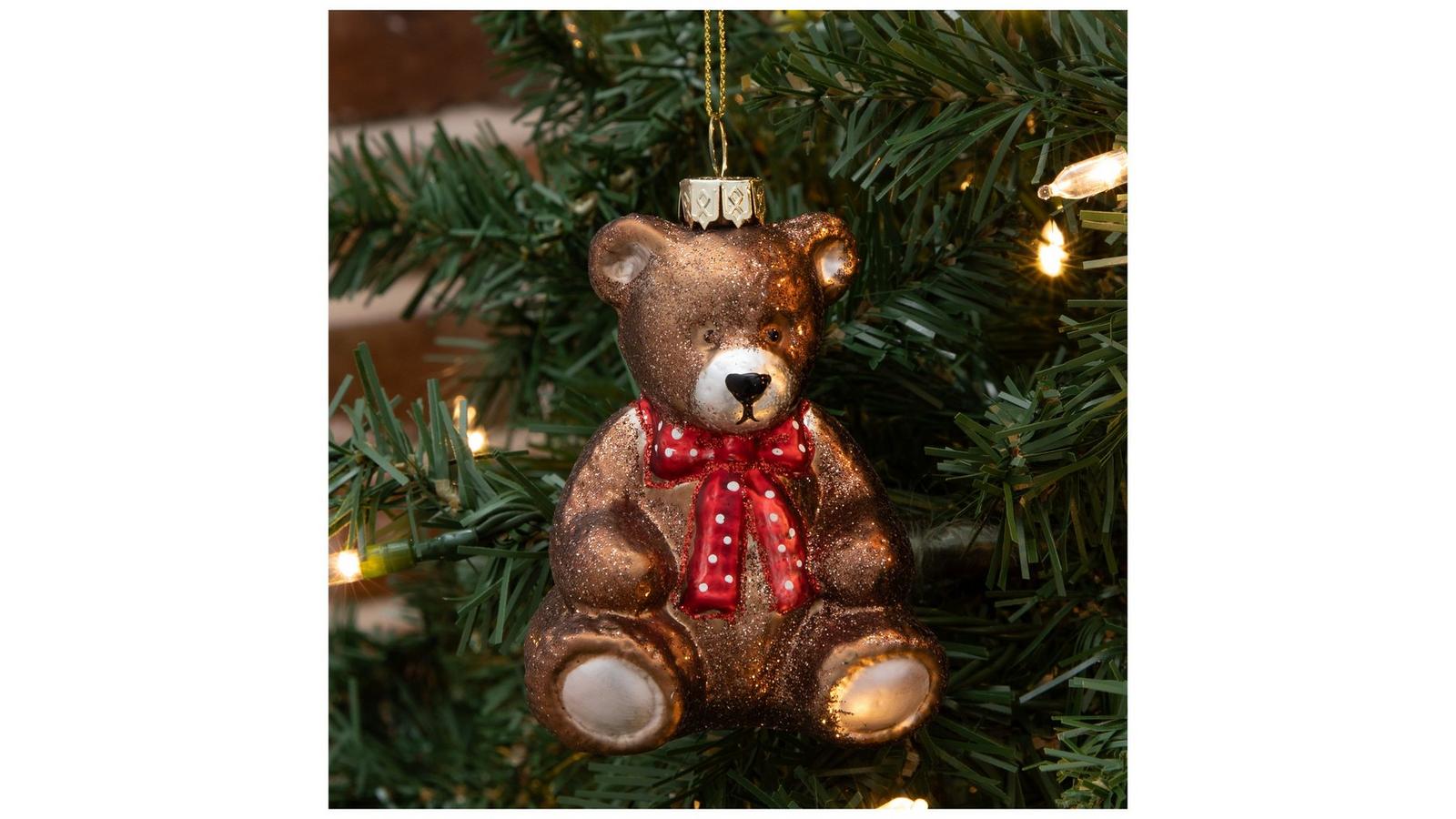 Glitter Teddy Bear Ornament | Hobby Lobby | 6431514