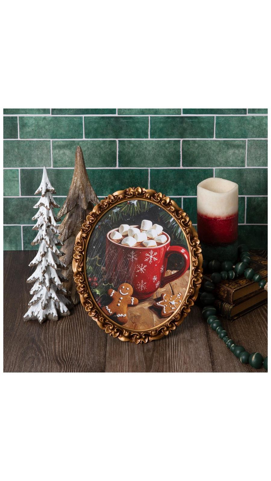 Hot Cocoa Mug With Gingerbread Framed Decor | Hobby Lobby | 6434617
