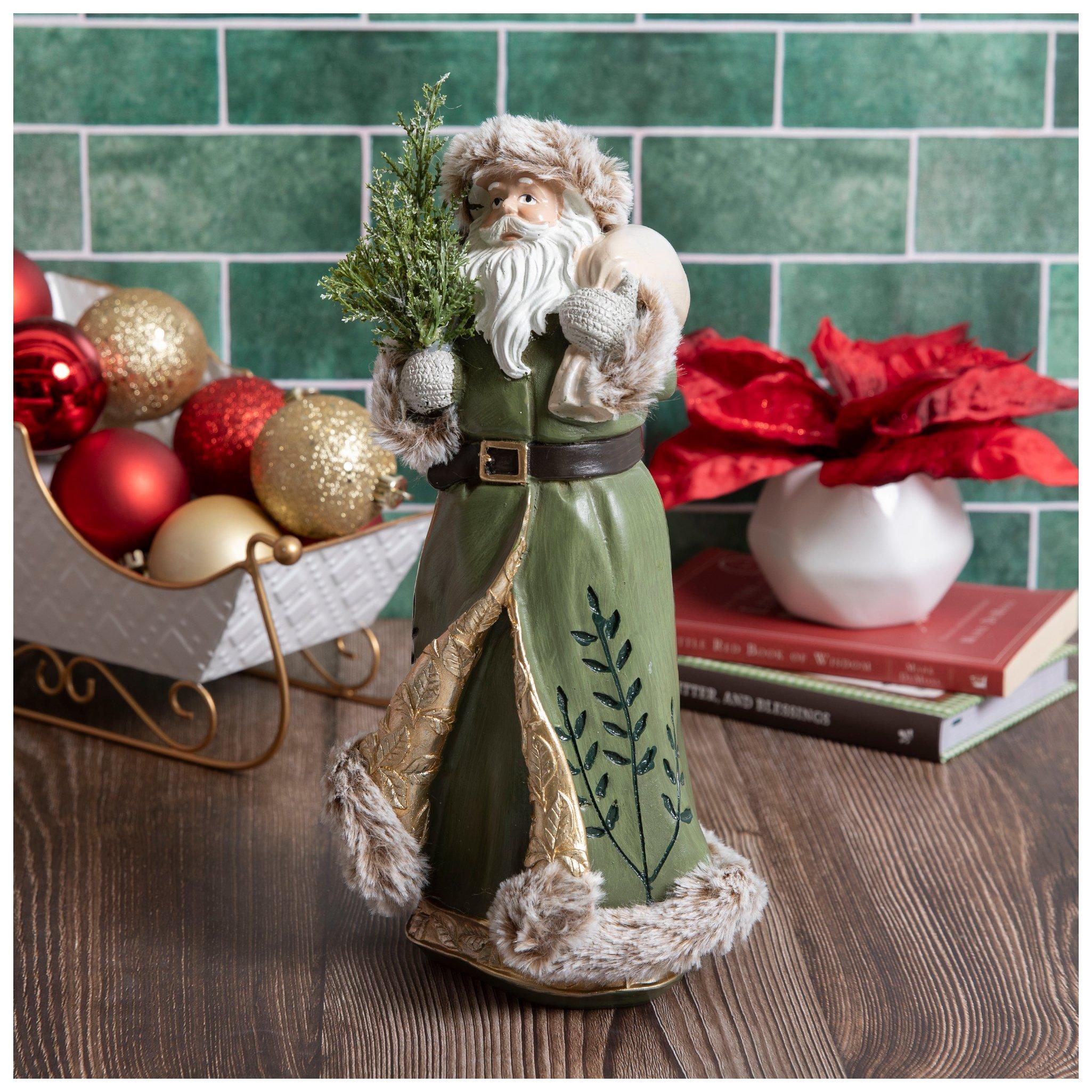 新品未使用 ReFa ACTIVE Xmas limited edition Green Woodland Santa Figurine | Hobby Lobby | 6436190